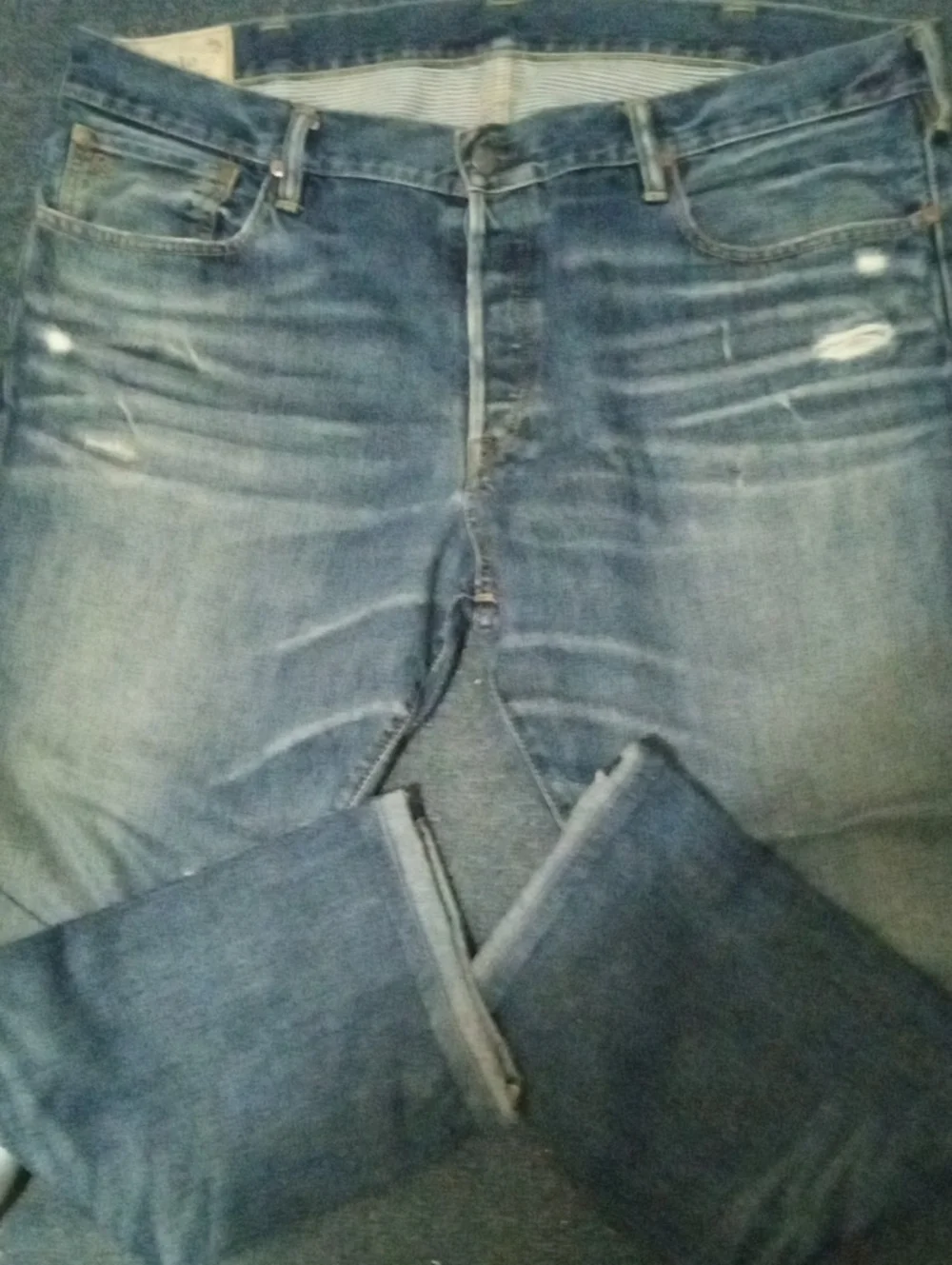 Polo By Ralph Lauren 40x32 Distressed Straight Fit Jeans 🔥🔥🔥